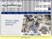 Tablet Screenshot of galinex.pl